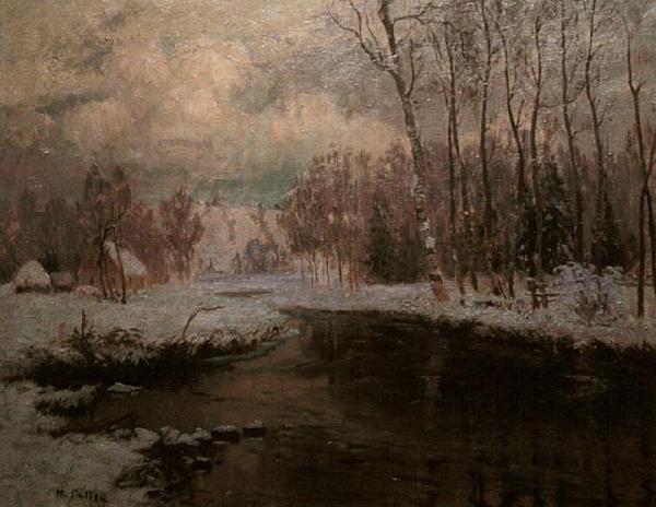 Maurice Galbraith Cullen First Snow oil painting picture